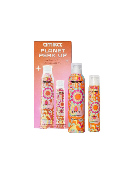 Amika Planet Perk Up Kit Perk Up Dry Shampoo 5.3oz Perk Up Dry Shampoo 1.8oz