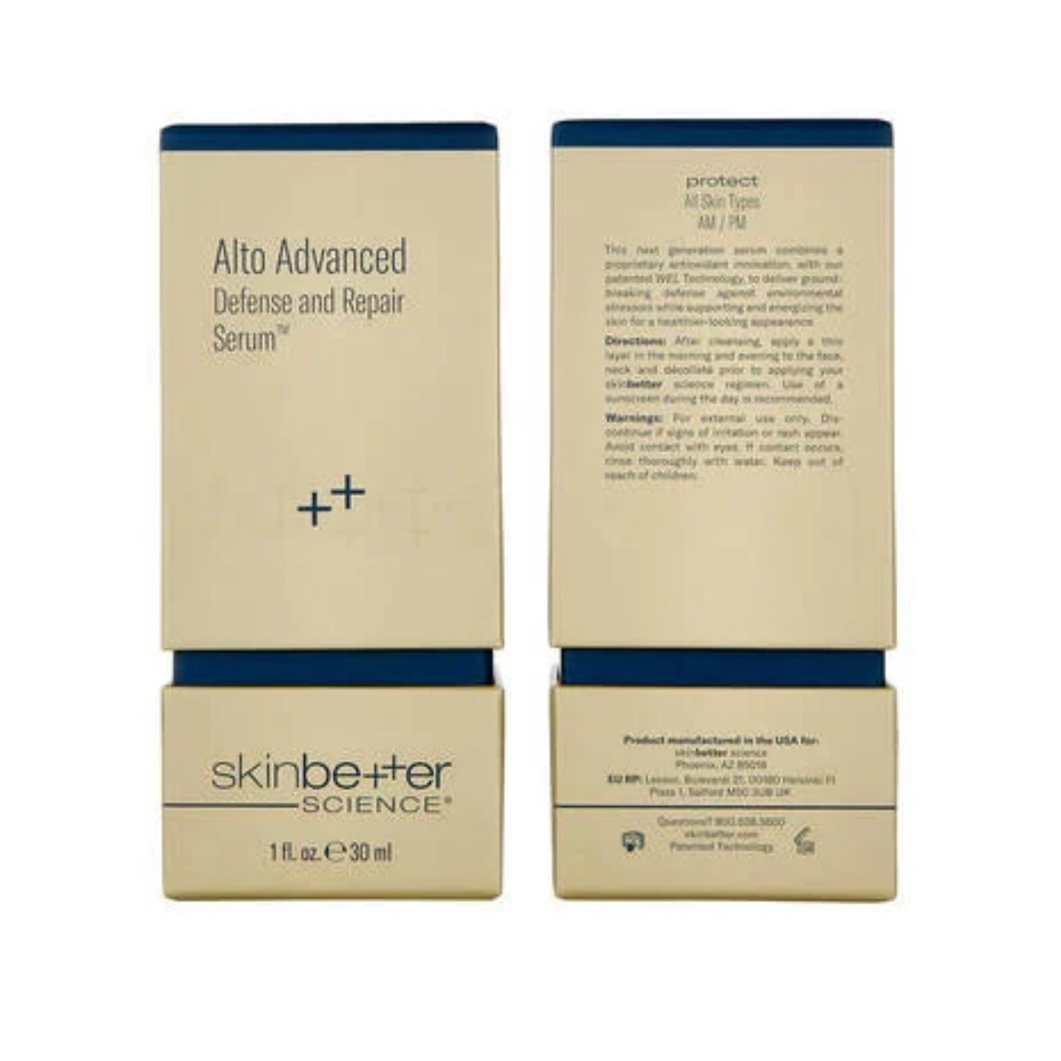 Skinbetter Alto Advanced Defense and Repair Serum 30 mL revitalizes and protects skin with advanced formula.