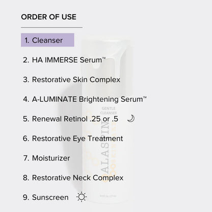 Alastin Skincare Gentle Cleanser for soothing, hydrating daily skin care.