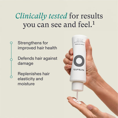 Nutrafol Strand Defender Lightweight Protective Conditioner bottle.