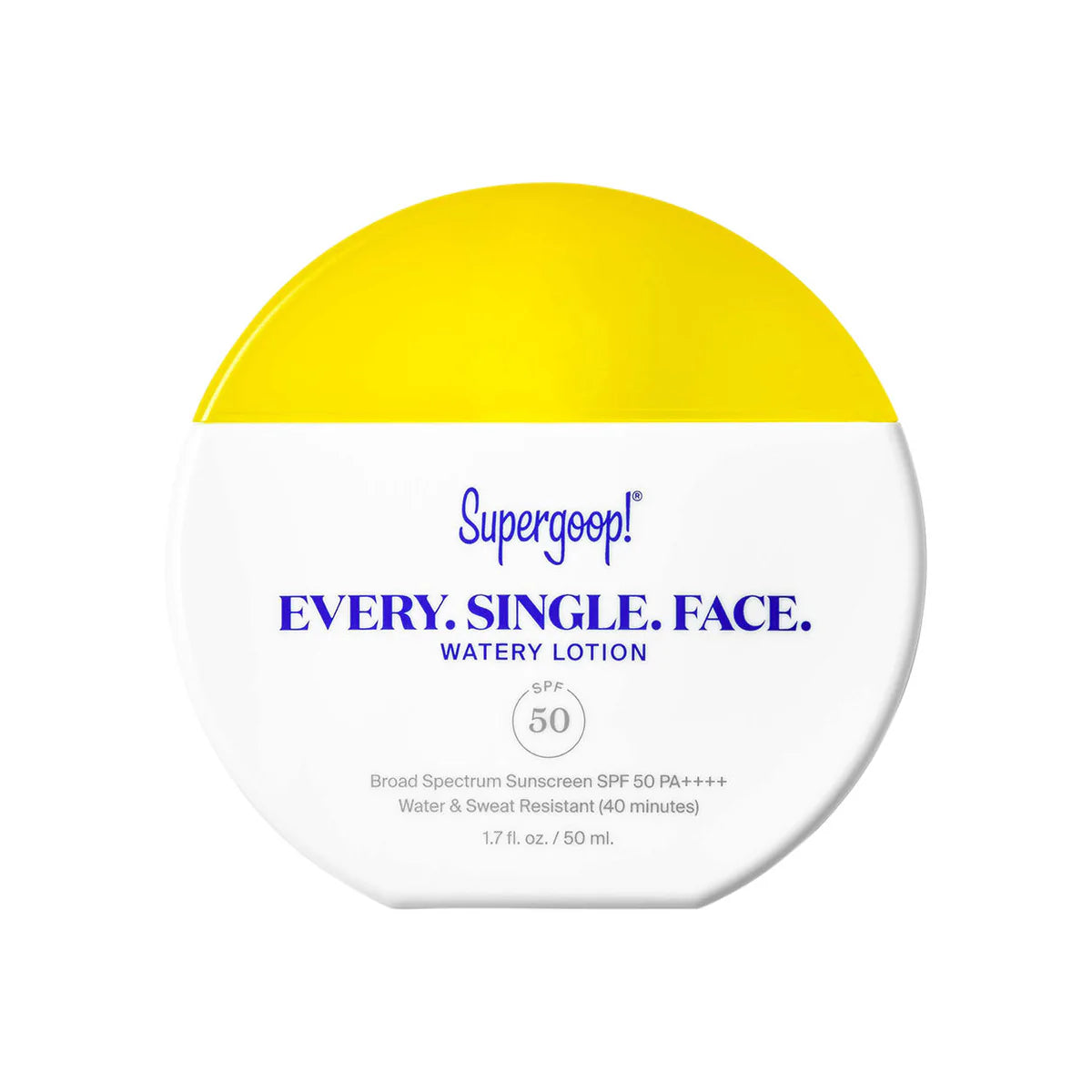 Supergoop! Every. Single. Face. Watery Lotion SPF 50 1.7 OZ sunscreen








