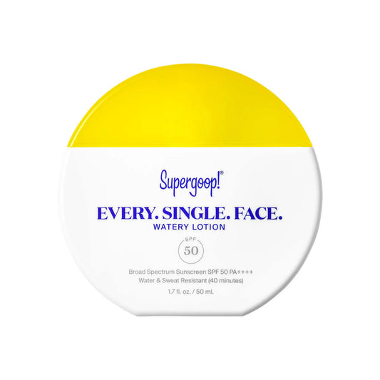 Supergoop! Every. Single. Face. Watery Lotion SPF 50 1.7 OZ sunscreen








