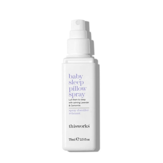 This Works Baby Sleep Pillow Spray 2.5oz bottle for calming and soothing baby sleep