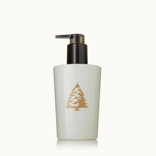 Thymes Frasier Fir Hand Lotion 8.25 FL OZ bottle with rich moisturizing formula and fresh pine scent