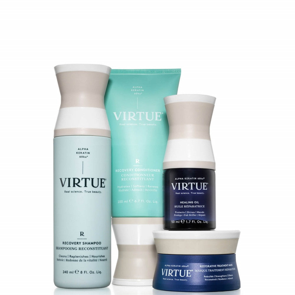Virtue Fan Favorites Kit 4Pc – essential hair care collection for all hair types